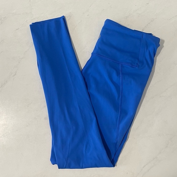 Lululemon Free To Speed High Rise Wild Bluebell Leggings Size 6 - Picture 8 of 8